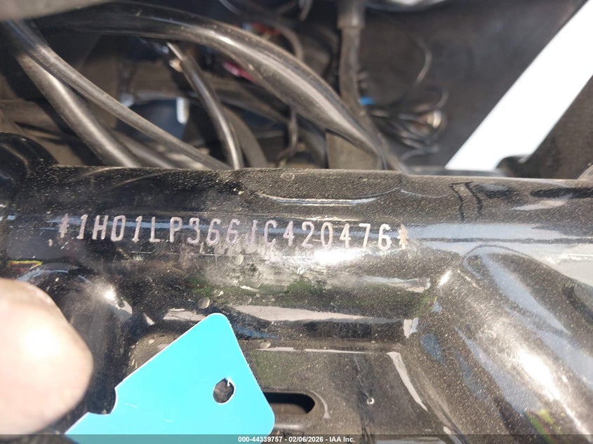 2018 Harley-Davidson Xl1200 Ns VIN: 1HD1LP366JC420476 Lot: 44339757