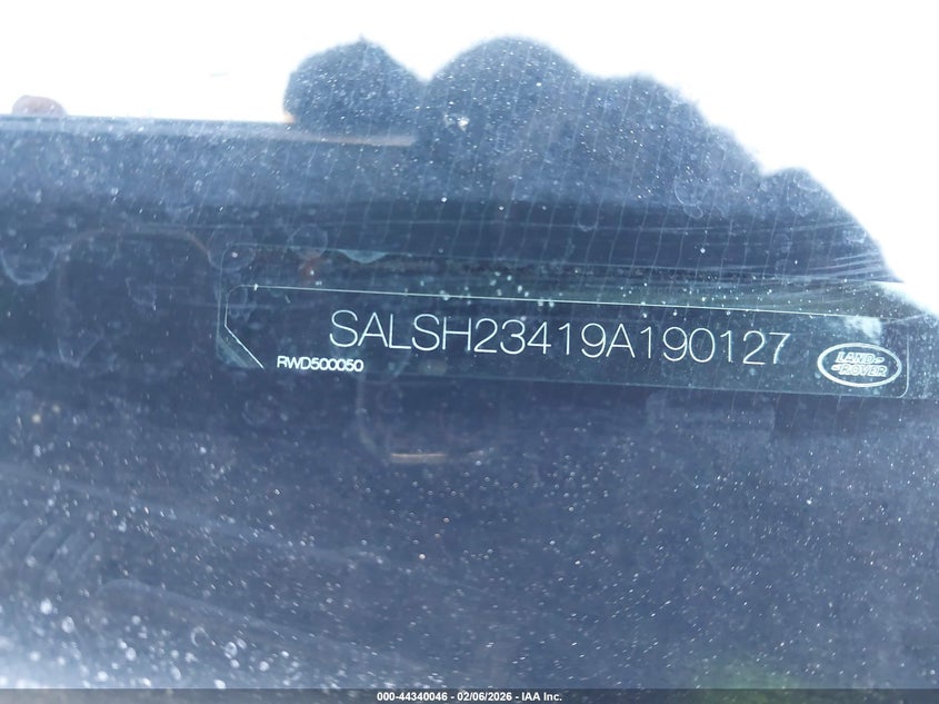 2009 Land Rover Range Rover Sport Supercharged VIN: SALSH23419A190127 Lot: 44340046