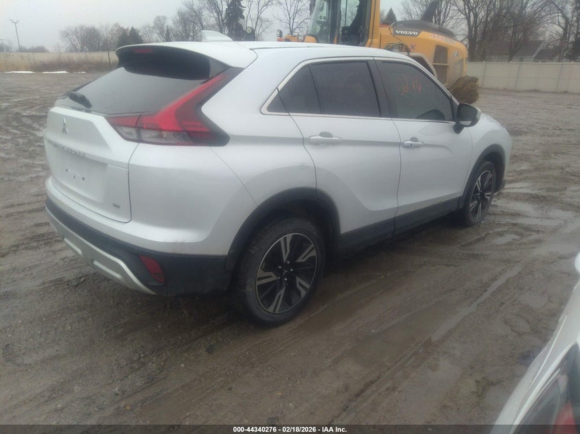 Vin: ja4atwaa2rz003992, lot: 44836717, mitsubishi eclipse cross se s-awc/sel s-awc 20244