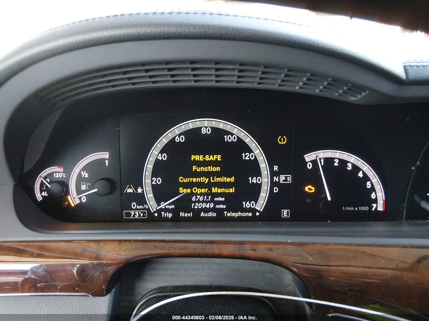 2013 Mercedes-Benz S 550 VIN: WDDNG7DB7DA500703 Lot: 44340603