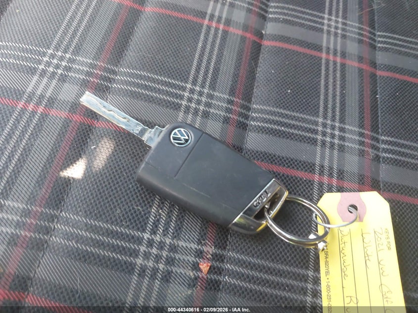 2021 Volkswagen Golf Gti VIN: 3VW6T7AU8MM005829 Lot: 44340616