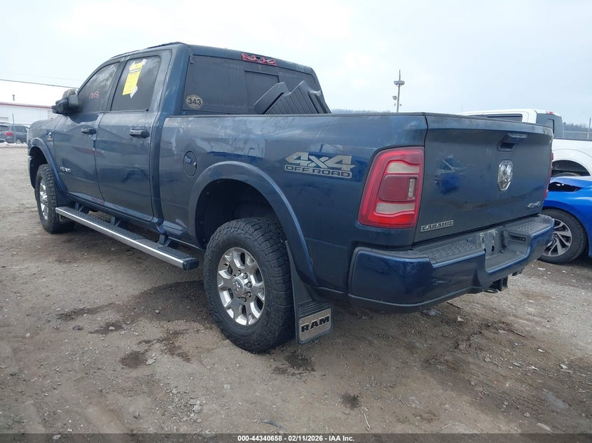 Vin: 3c6ur5fl3ng324530, lot: 44837099, ram 2500 laramie  4x4 6'4 box 20223