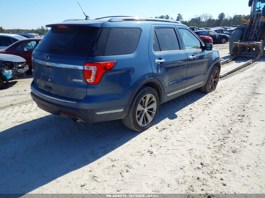 Vin: 1fm5k7fh6jgb26695, lot: 44837217, ford explorer limited 20184
