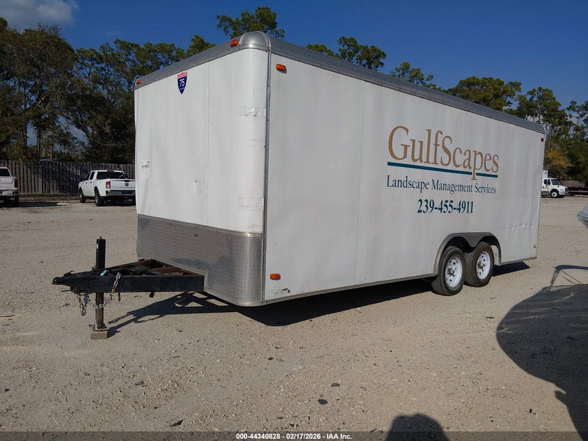 2022 SOUTHWEST ENCLOSED DUAL AXLE TRAILER auction photo 2