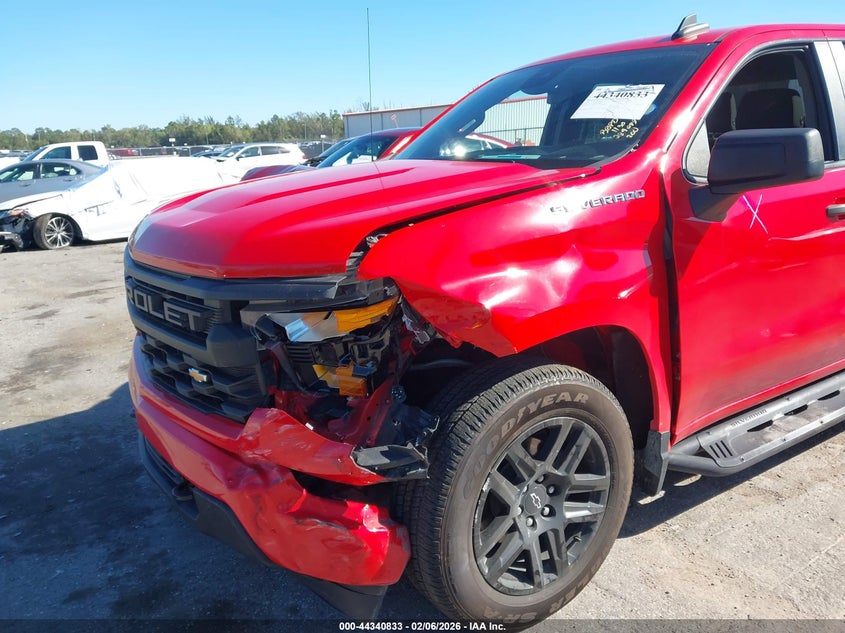VIN 1GCPABEK1NZ587765 2022 CHEVROLET SILVERADO 1500 2WD  SHORT BED CUSTOM
