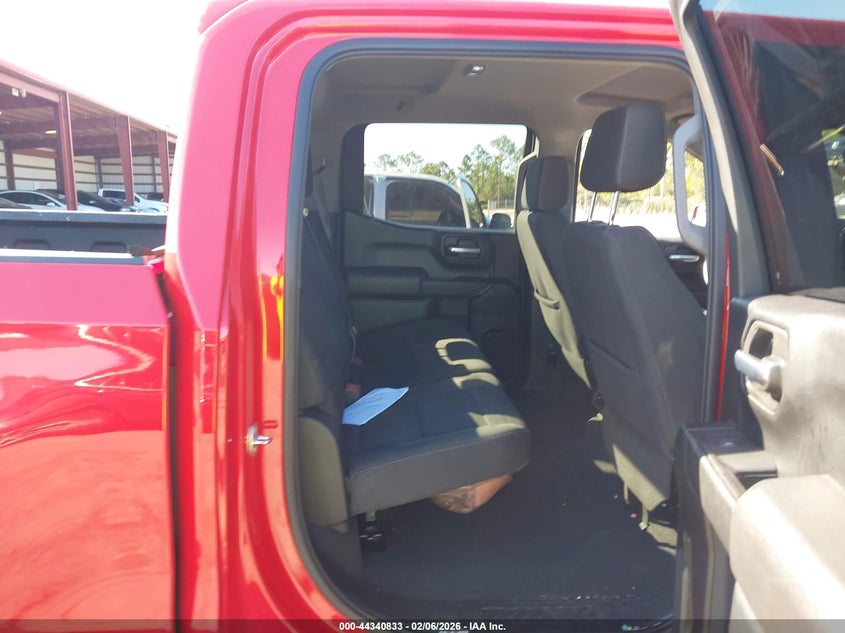 VIN 1GCPABEK1NZ587765 2022 CHEVROLET SILVERADO 1500 2WD  SHORT BED CUSTOM