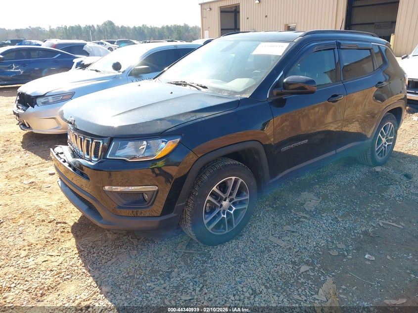 Vin: 3c4njcbb2ht632533, lot: 44837380, jeep new compass latitude fwd 20172