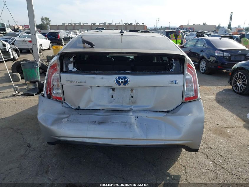 2013 Toyota Prius Four VIN: JTDKN3DU3D5616065 Lot: 44341025