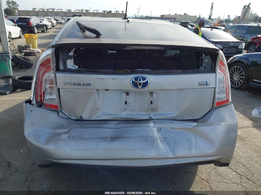 2013 Toyota Prius Four VIN: JTDKN3DU3D5616065 Lot: 44341025