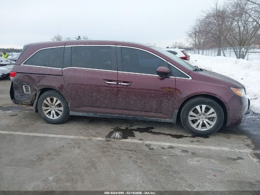 2015 Honda Odyssey Ex-L VIN: 5FNRL5H60FB110075 Lot: 44341098