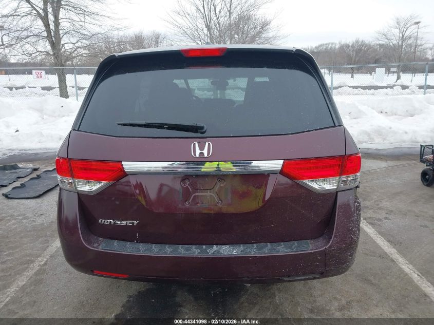 2015 Honda Odyssey Ex-L VIN: 5FNRL5H60FB110075 Lot: 44341098