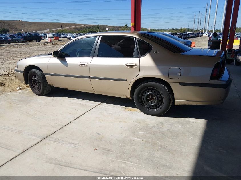 2004 Chevrolet Impala VIN: 2G1WF52E349277633 Lot: 44341331
