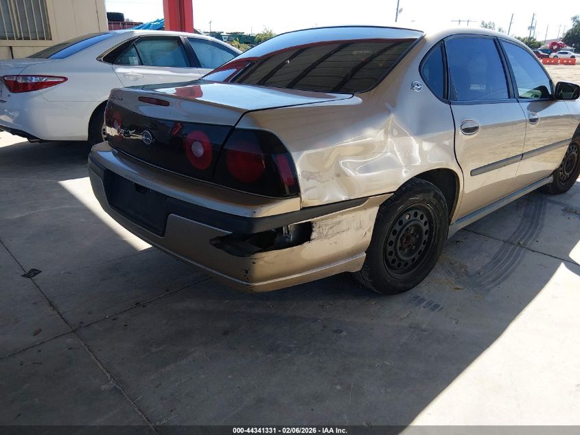 2004 Chevrolet Impala VIN: 2G1WF52E349277633 Lot: 44341331