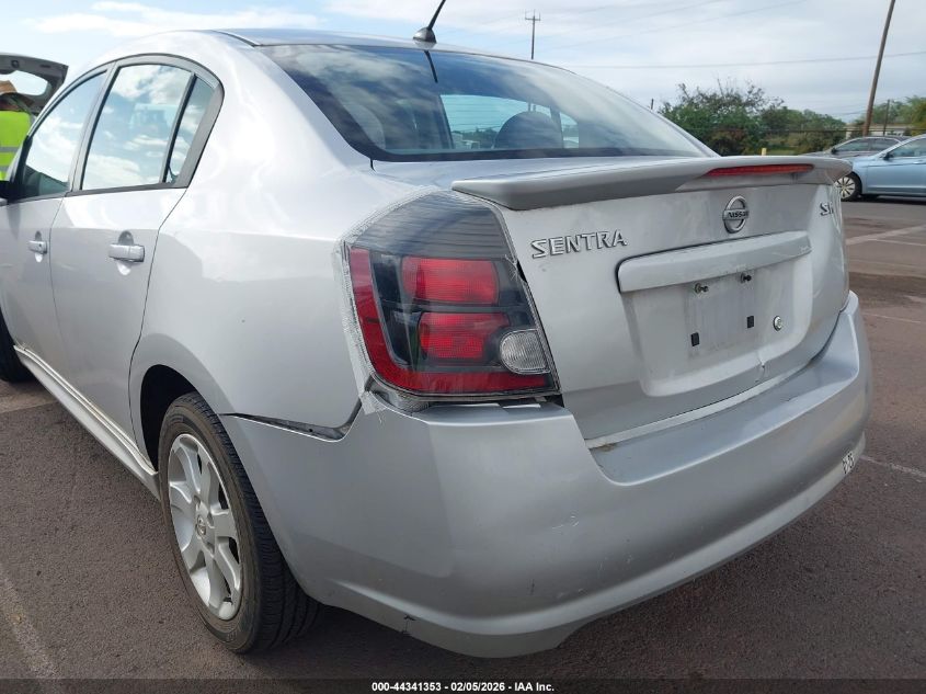 2012 Nissan Sentra 2.0 Sr VIN: 3N1AB6AP2CL695329 Lot: 44341353
