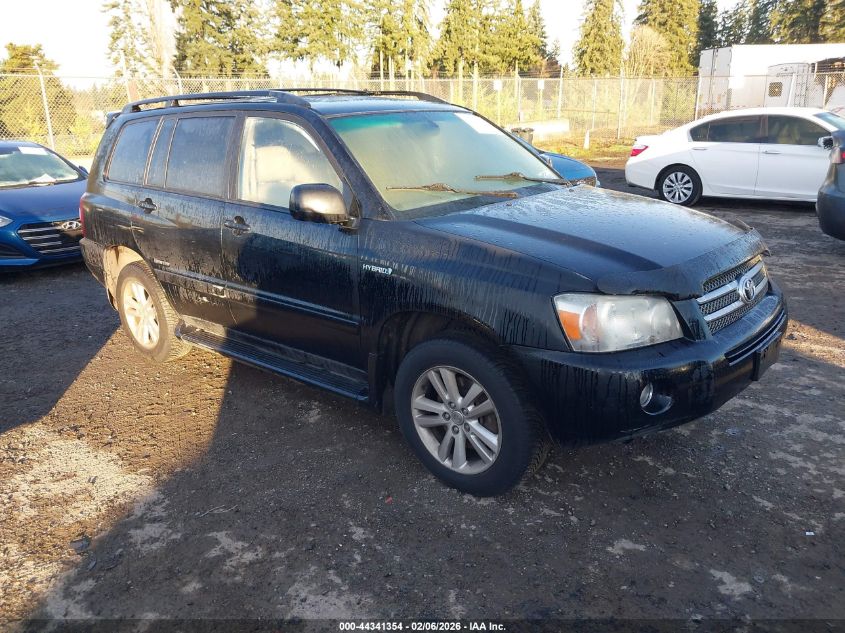 2006 Toyota Highlander Hybrid Limited V6