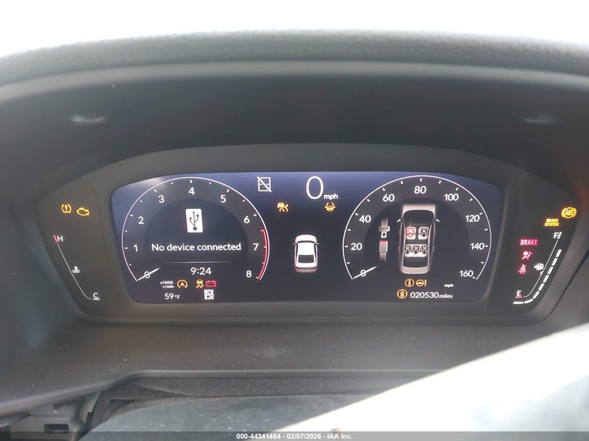 2023 HONDA ACCORD 1.5L I-4 DI, DOHC, V(VIN: 1HGCY1F3XPA053937