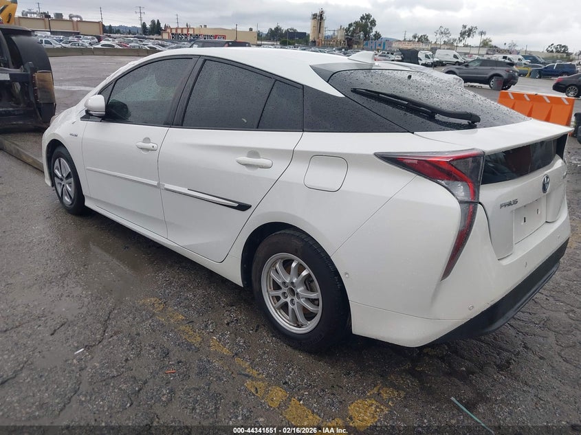 Vin: jtdkarfu1g3015510, lot: 44837992, toyota prius four 20163
