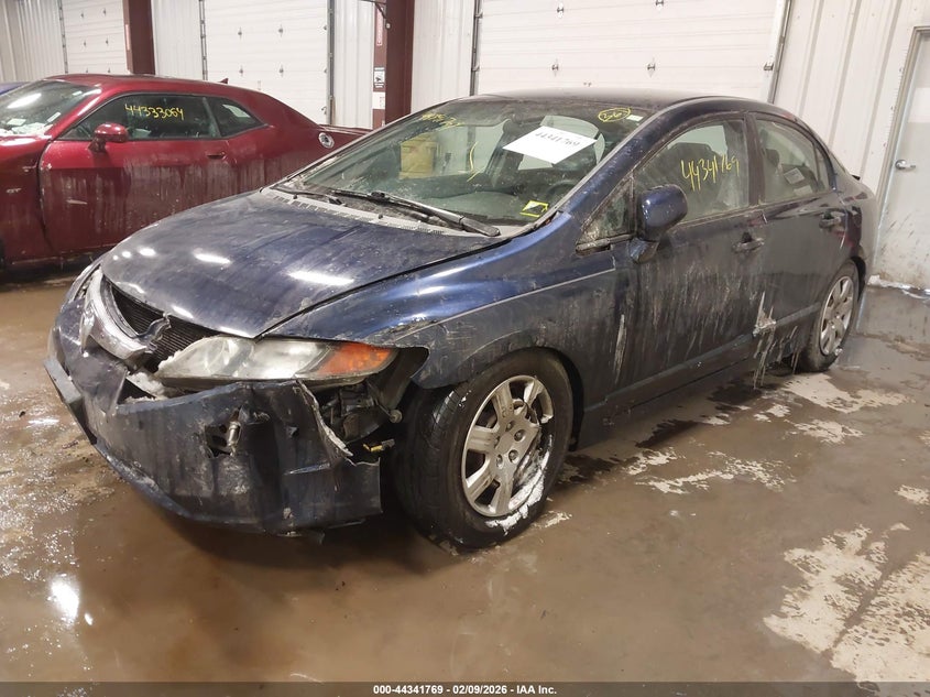 2008 Honda Civic Lx 1HGFA16558L048640 photo 1