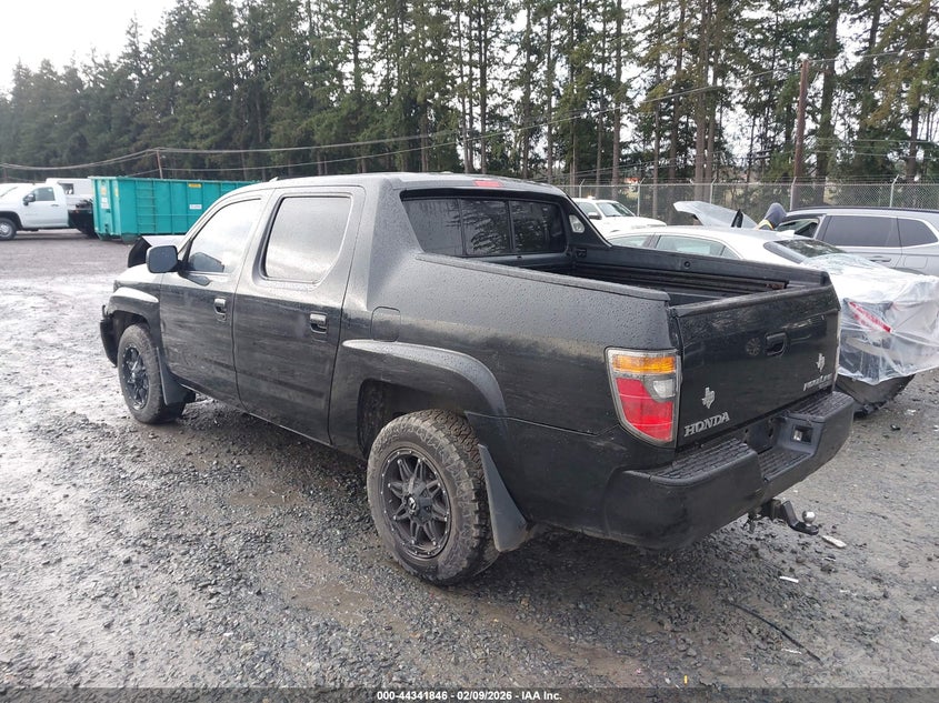 HONDA RIDGELINE 2007 VIN 2HJYK16527H501902
