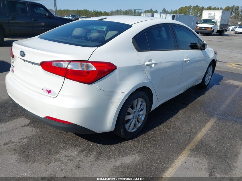 Vin: knafx4a67e5153319, lot: 44838962, kia forte lx 20144