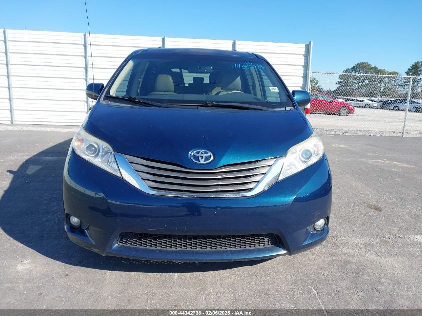 2011 Toyota Sienna Xle V6 VIN: 5TDYK3DC2BS012458 Lot: 44342738