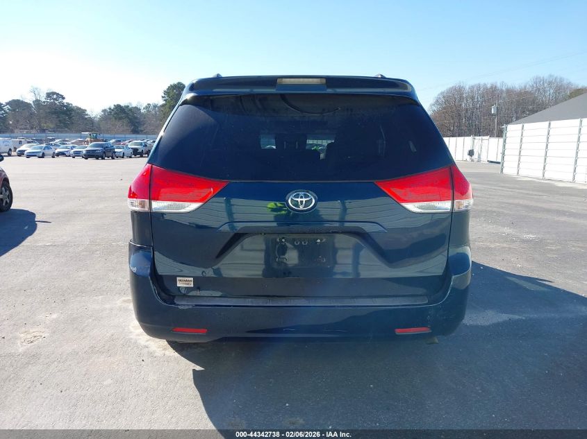 2011 Toyota Sienna Xle V6 VIN: 5TDYK3DC2BS012458 Lot: 44342738