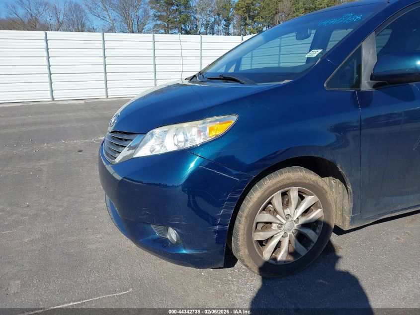 2011 Toyota Sienna Xle V6 VIN: 5TDYK3DC2BS012458 Lot: 44342738