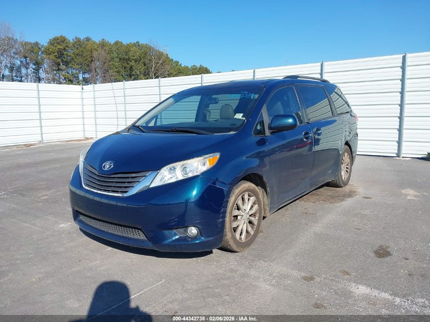 2011 Toyota Sienna Xle V6 VIN: 5TDYK3DC2BS012458 Lot: 44342738