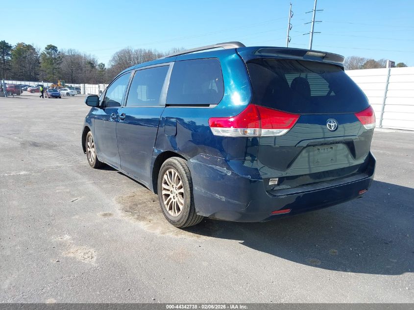 2011 Toyota Sienna Xle V6 VIN: 5TDYK3DC2BS012458 Lot: 44342738