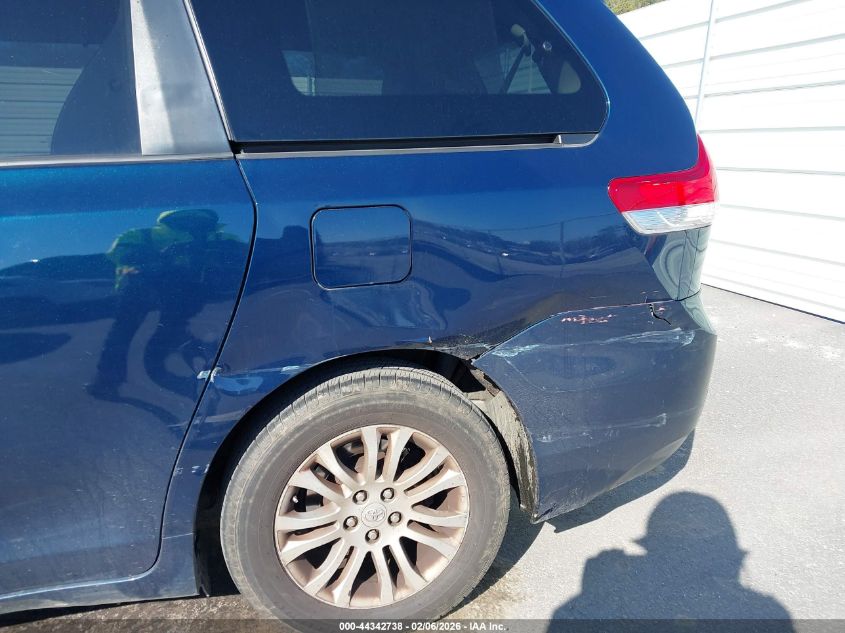 2011 Toyota Sienna Xle V6 VIN: 5TDYK3DC2BS012458 Lot: 44342738