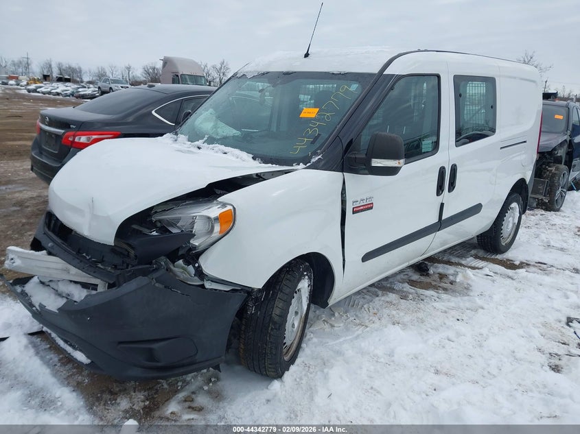 Vin: zfbhrfab4l6s37042, lot: 44839234, ram promaster city tradesman 20202