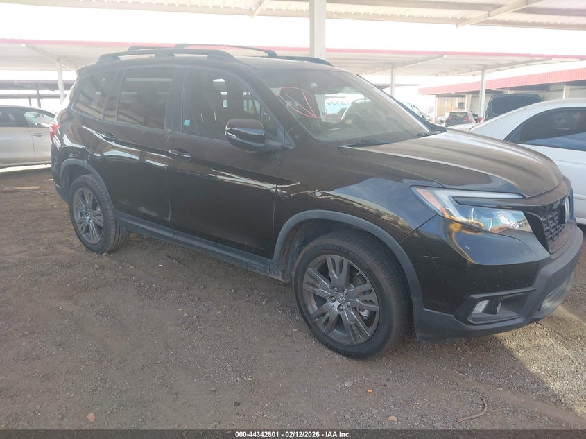 Vin: 5fnyf8h55lb013042, lot: 44839255, honda passport awd ex-l 20201