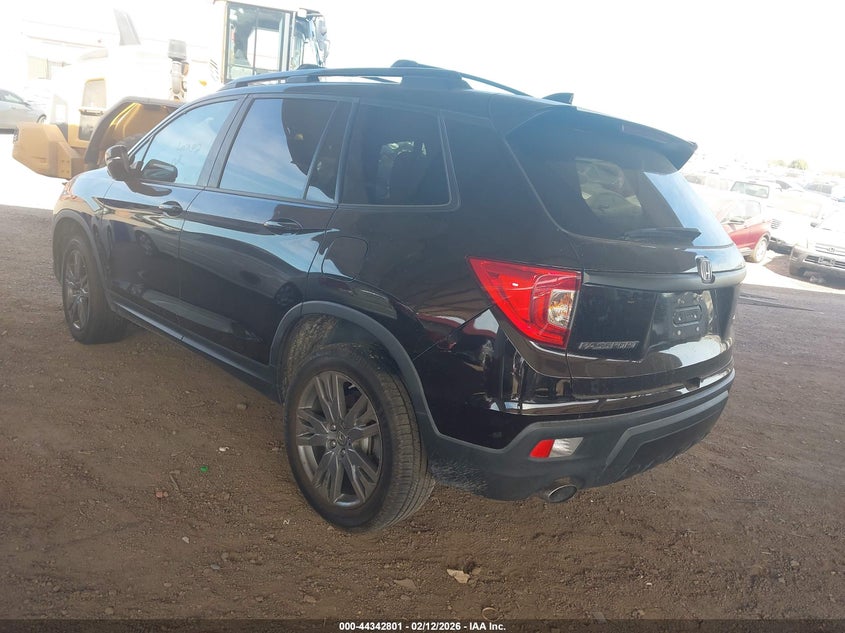Vin: 5fnyf8h55lb013042, lot: 44839255, honda passport awd ex-l 20203
