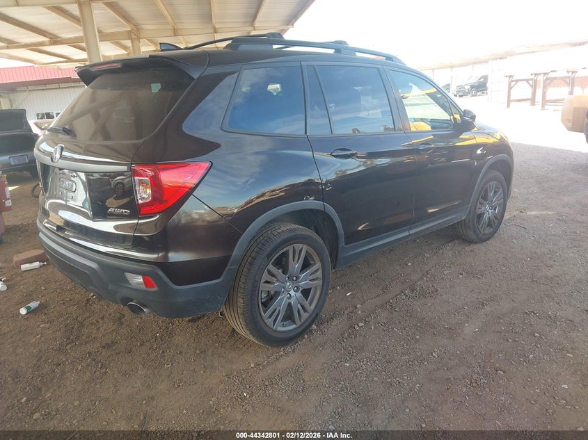 Vin: 5fnyf8h55lb013042, lot: 44839255, honda passport awd ex-l 20204