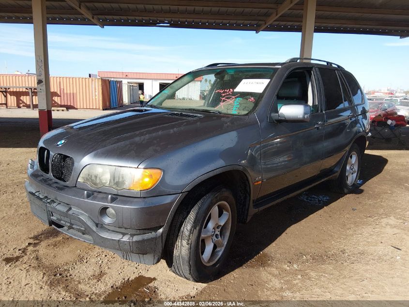 2003 BMW X5 3.0I VIN: 5UXFA53543LV93777 Lot: 44342808
