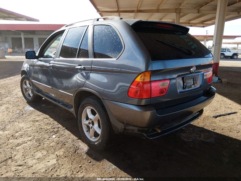 2003 BMW X5 3.0I VIN: 5UXFA53543LV93777 Lot: 44342808