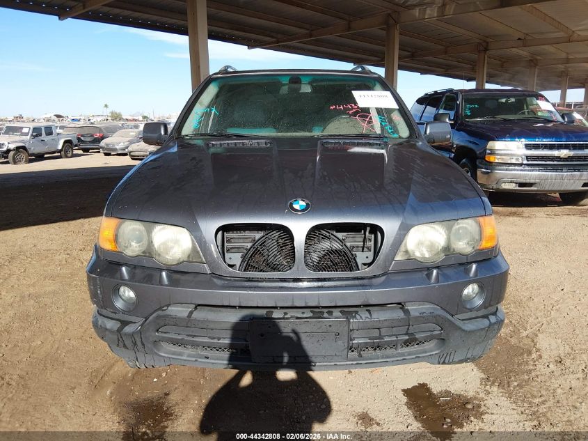 2003 BMW X5 3.0I VIN: 5UXFA53543LV93777 Lot: 44342808