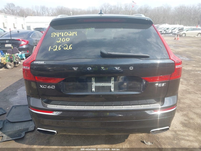 2019 Volvo Xc60 T5 Inscription VIN: LYV102RLXKB325645 Lot: 44342888