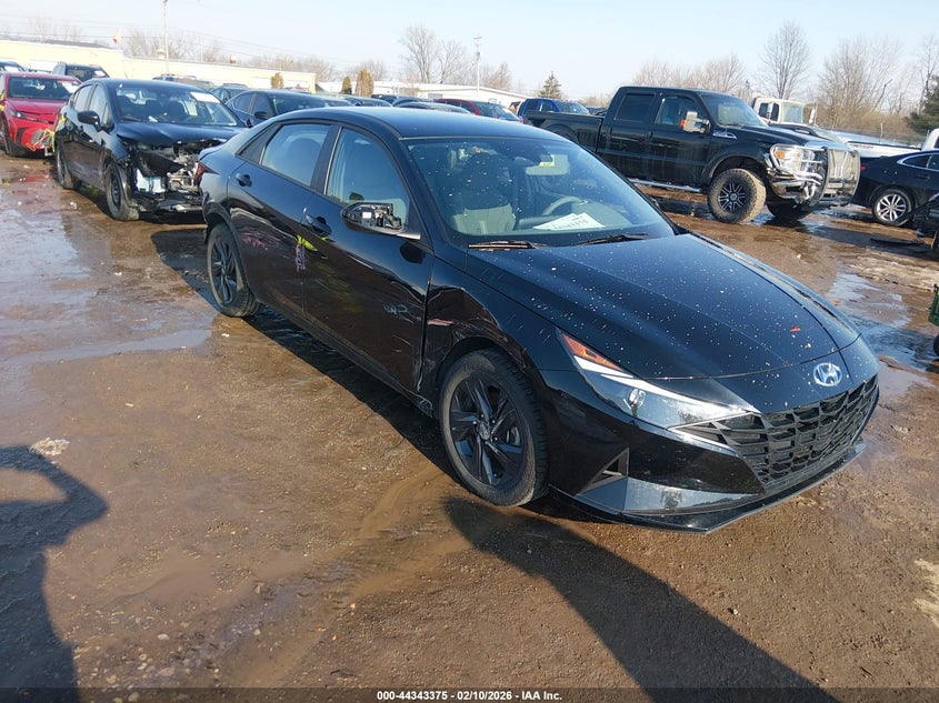 2023 Hyundai Elantra Hybrid Blue