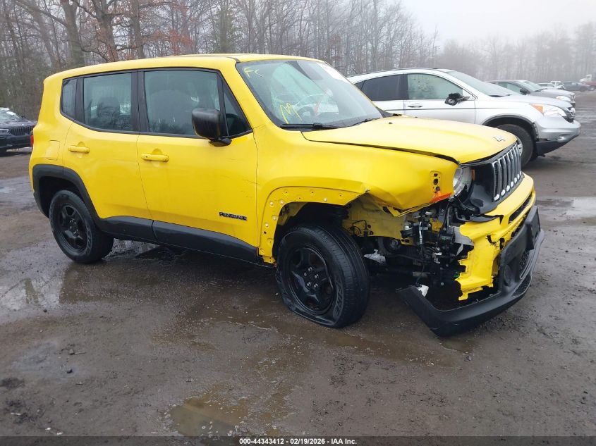 2019 Jeep Renegade Sport 4Wd Sport 4X4