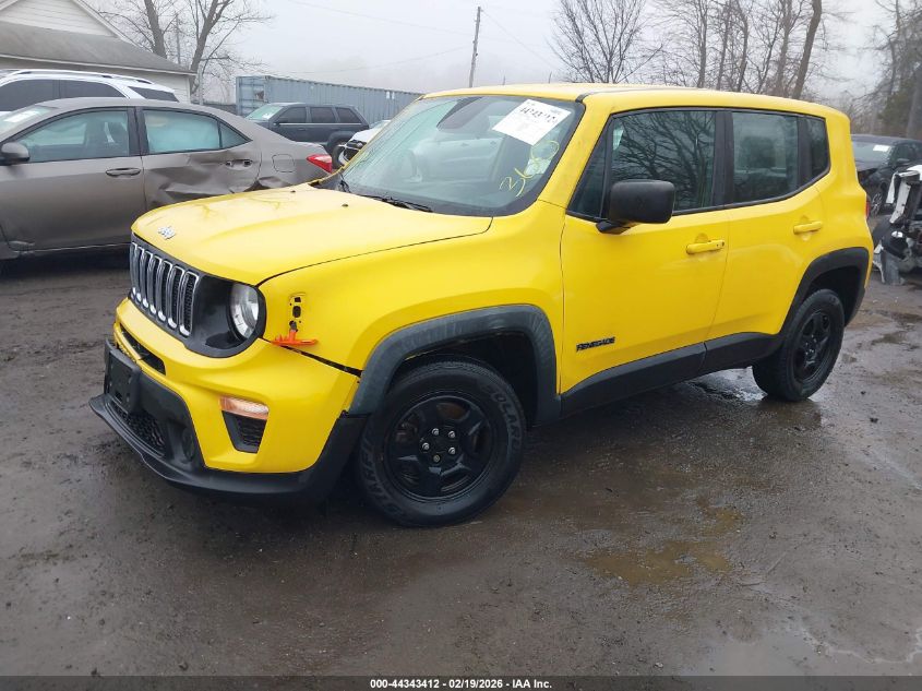 2019 Jeep Renegade Sport 4Wd Sport 4X4