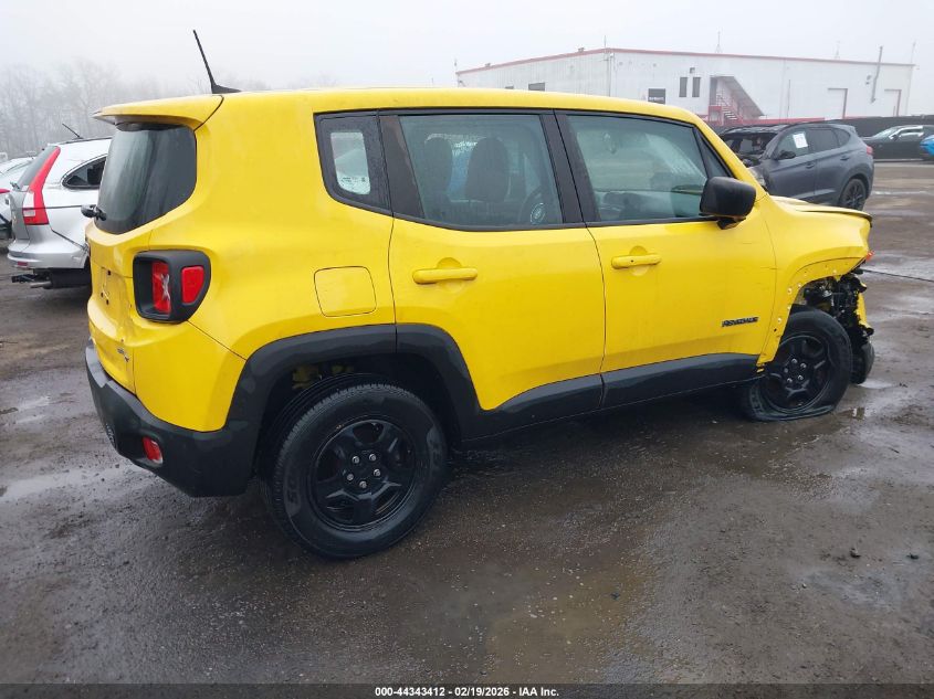 2019 Jeep Renegade Sport 4Wd Sport 4X4