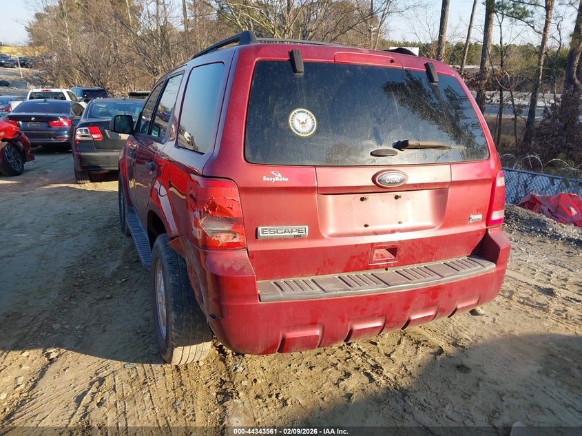 2012 Ford Escape 3.0 Xlt red Lot 111044343561 Vin 1FMCU0DG7CKB48434