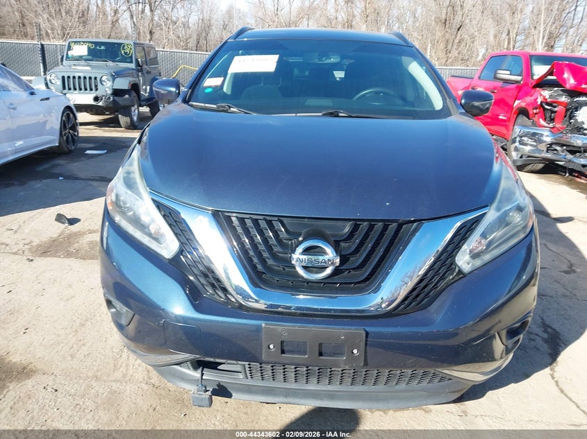2018 Nissan Murano Sv VIN: 5N1AZ2MG9JN140724 Lot: 44343602