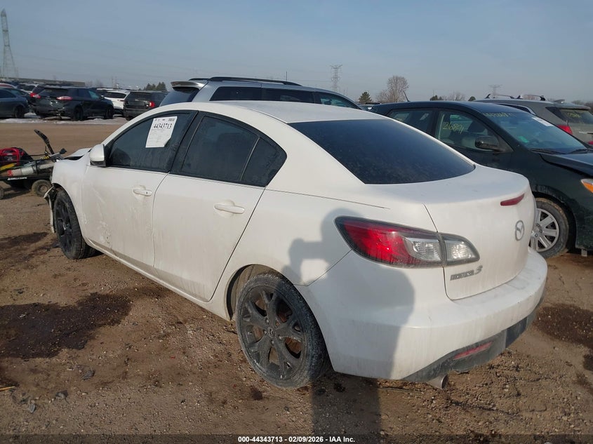Vin: jm1bl1vg8b1372341, lot: 44840167, mazda mazda3 i touring 20113