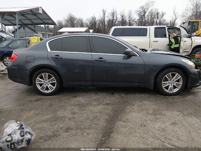 2012 Infiniti G37X VIN: JN1CV6AR2CM670616 Lot: 44343815