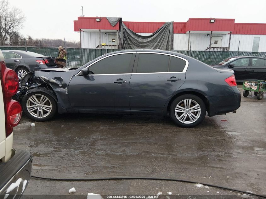 2012 Infiniti G37X VIN: JN1CV6AR2CM670616 Lot: 44343815