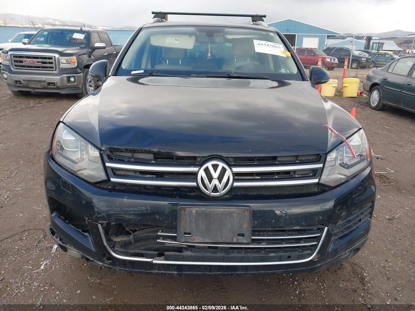 2013 Volkswagen Touareg Vr6 Lux VIN: WVGEF9BP6DD010528 Lot: 44343865