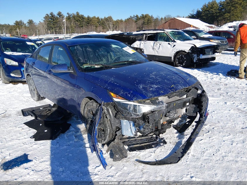 2023 Hyundai Elantra Hybrid Blue