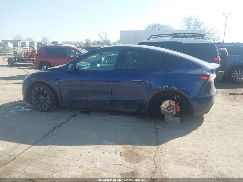 2023 Tesla Model Y Performance Dual Motor All-Wheel Drive VIN: 7SAYGDEF7PF705217 Lot: 44344113